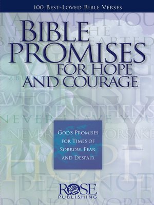 cover image of Bible Promises for Hope and Courage